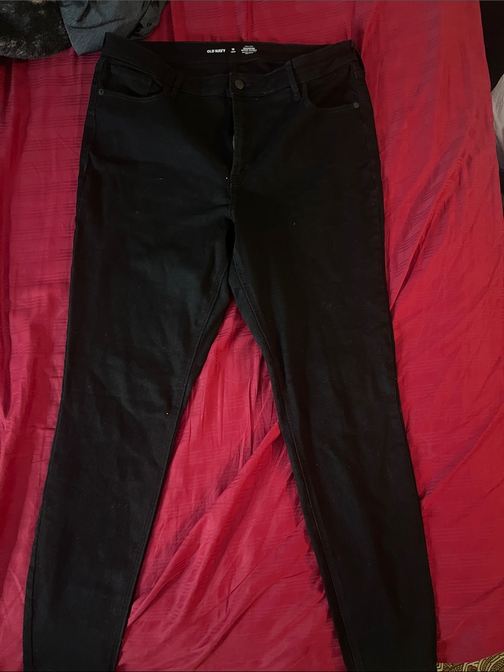 Old Navy Black High-Rise Skinny Jeans